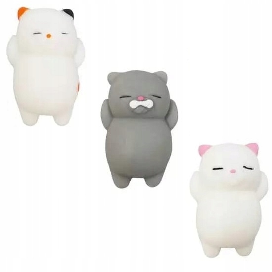 

Squishy cat zestaw 3 kotków gniotków kotki