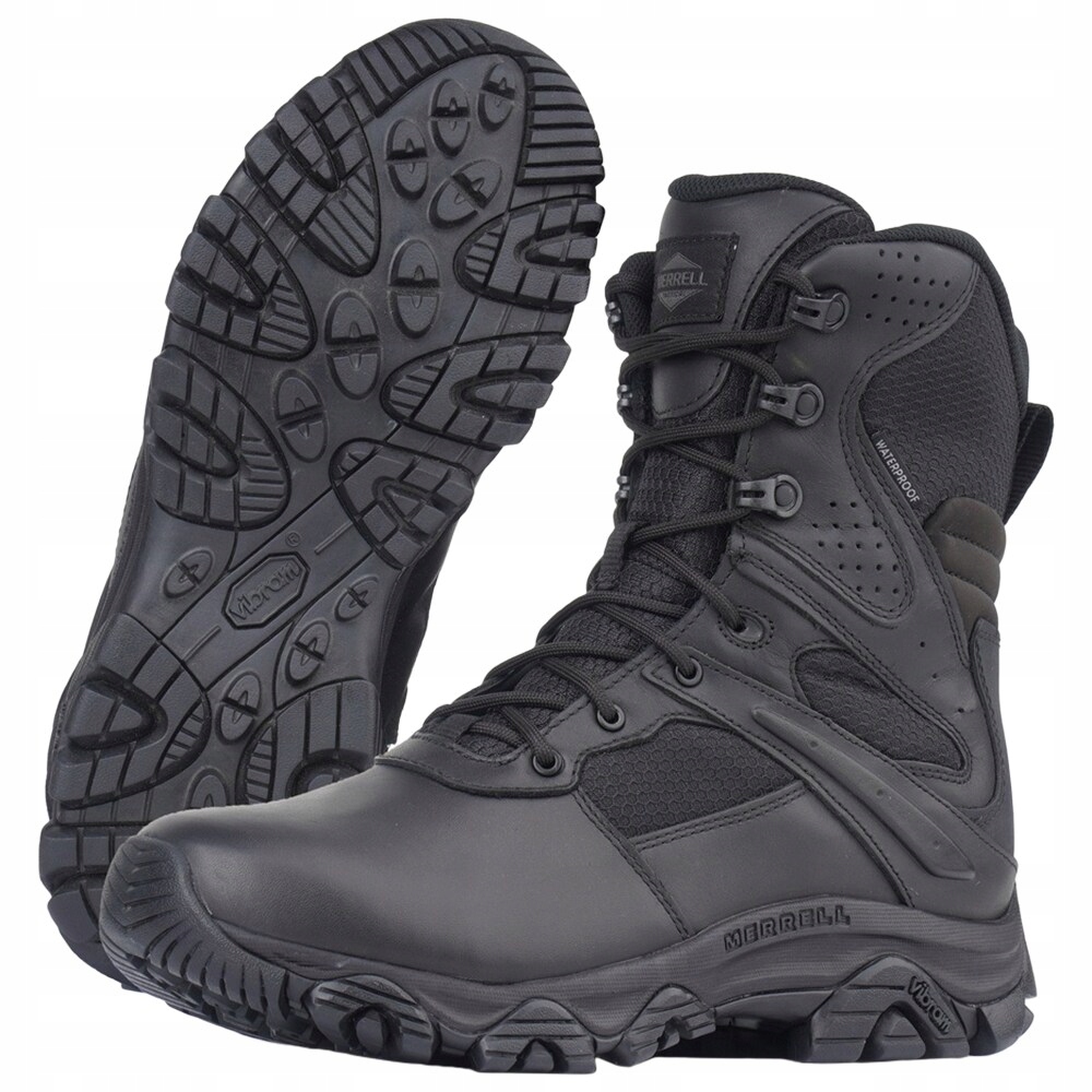 Vojenské taktické boty Merrell Moab 3 8" Tactical Response Zip Black 41,5