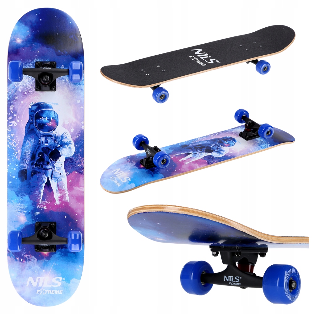 Deskorolka Klasyczna Drewniana Profilowana Dla Dzieci Skateboard Dreamer