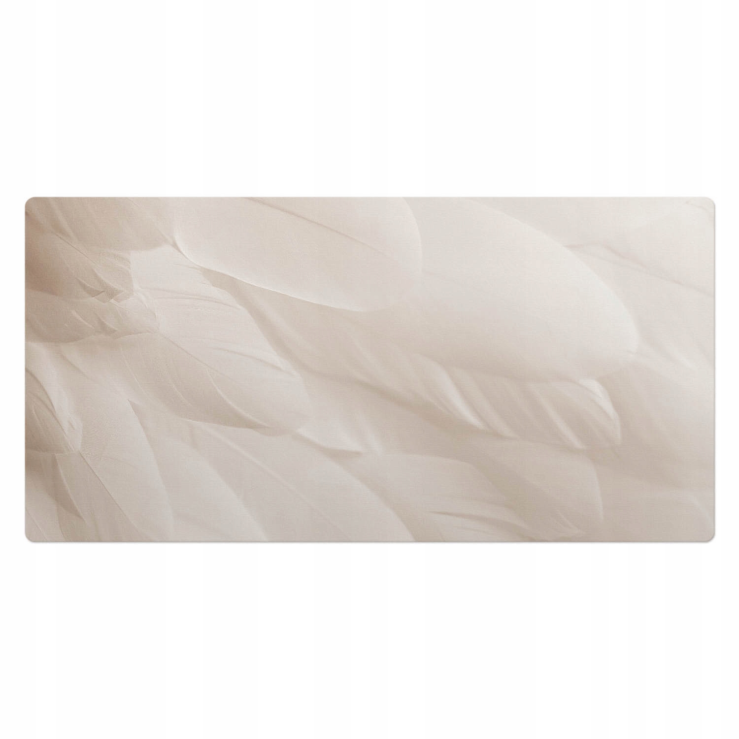 Podložka na psací stůl pod myš a klávesnici a notebook Decentní peří 100 x 50 cm