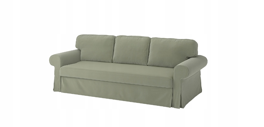 Ikea Vretstorp Pokrytie pohovky pre 3 osoby, Hakebo šedozelená