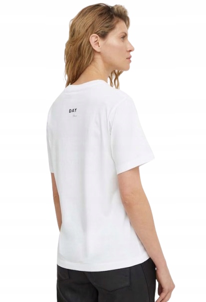 Bílé Tričko S Kulatým Výstřihem S Potiskem Na Zadní Straně S I3B