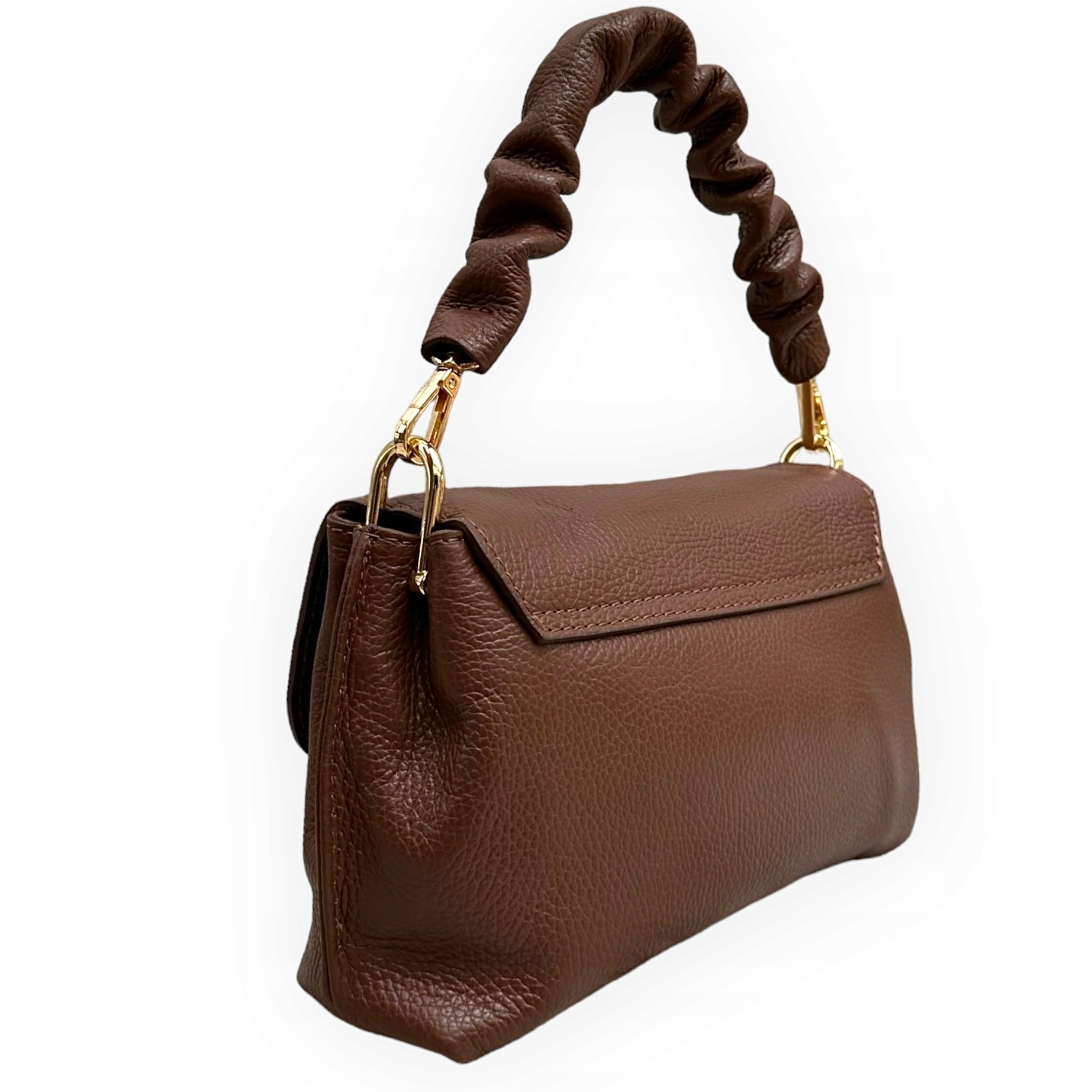 Torebka Damska skóra naturalna Barbara Chocolate Model Barbara