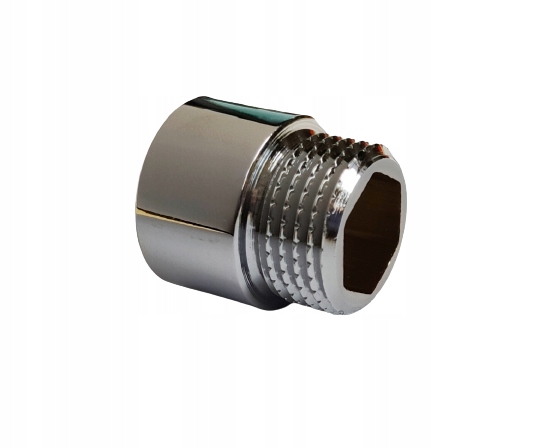 

Przedłużka 1/2" Mosiężna Chrom 15 mm (1,5 cm)