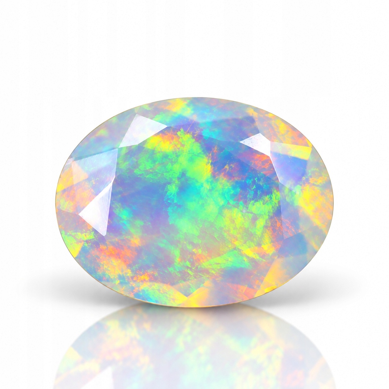 Přírodní opál 1.42 ct Ovál Etiopie certifikát Wbd