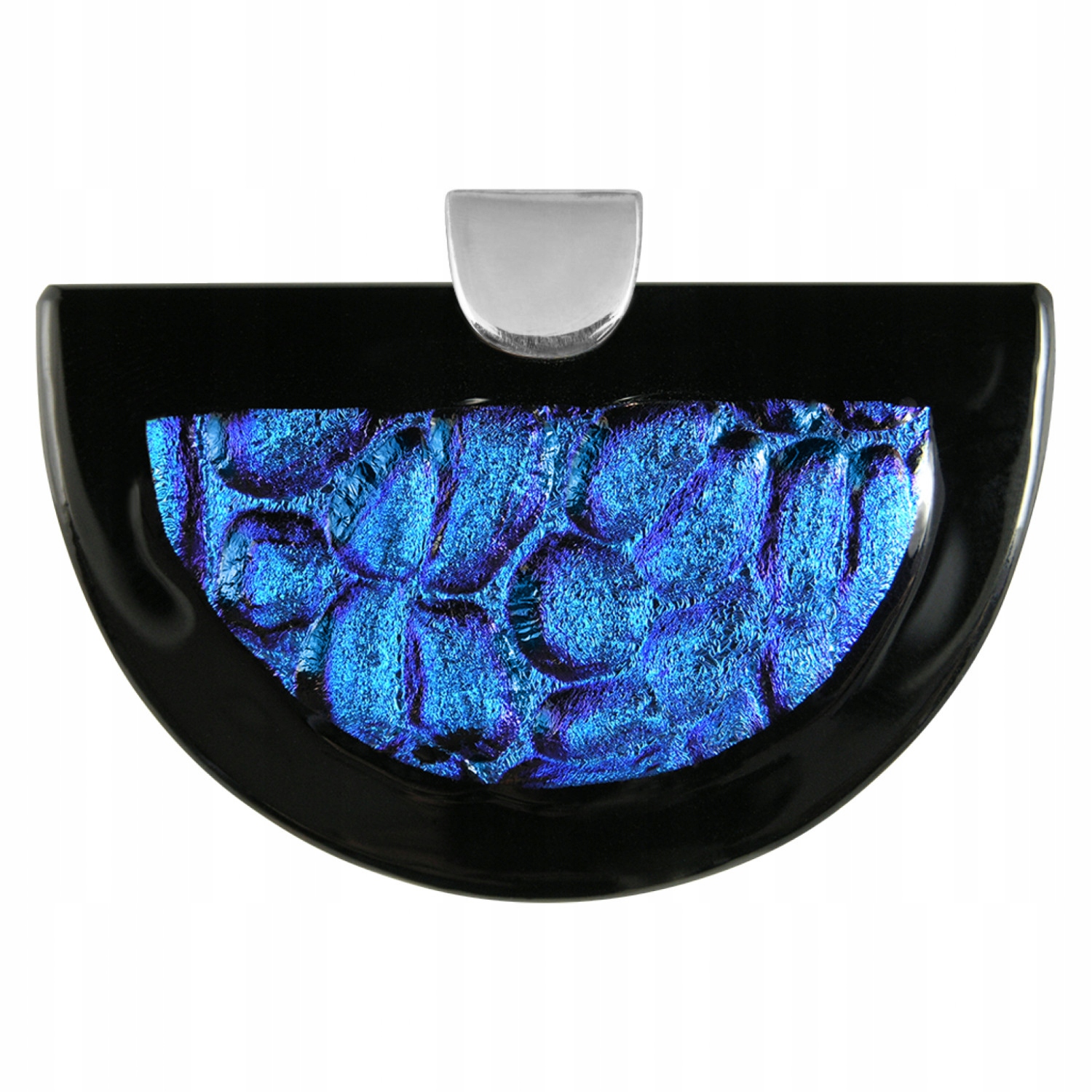 Dámský přívěsek Harf modré sklo murano