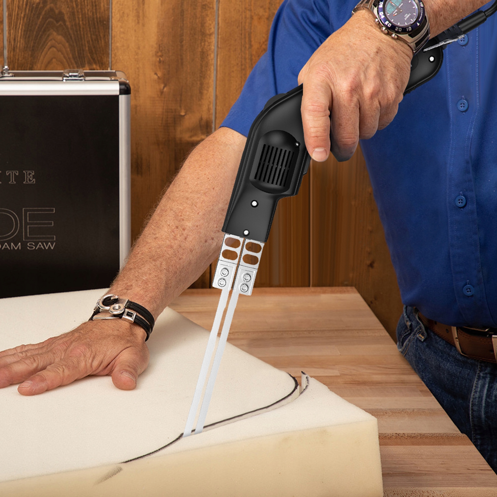 NÓŻ TERMICZNY DO CIĘCIA STYROPIANU 240W ZESTAW NARZĘDZI DO CIĘCIA Marka inna