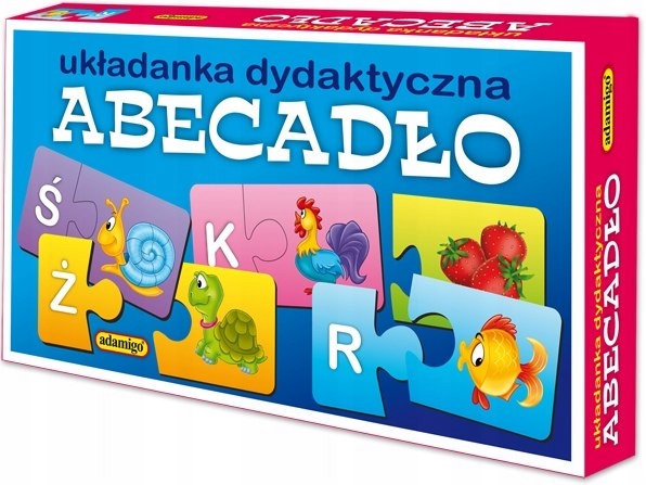 

Abecadło Układanka Dydaktyczna Edukacyjna Literki