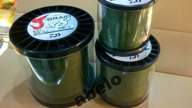 Plecionka Daiwa J-Braid X8 Green 0,42mm Na Metry