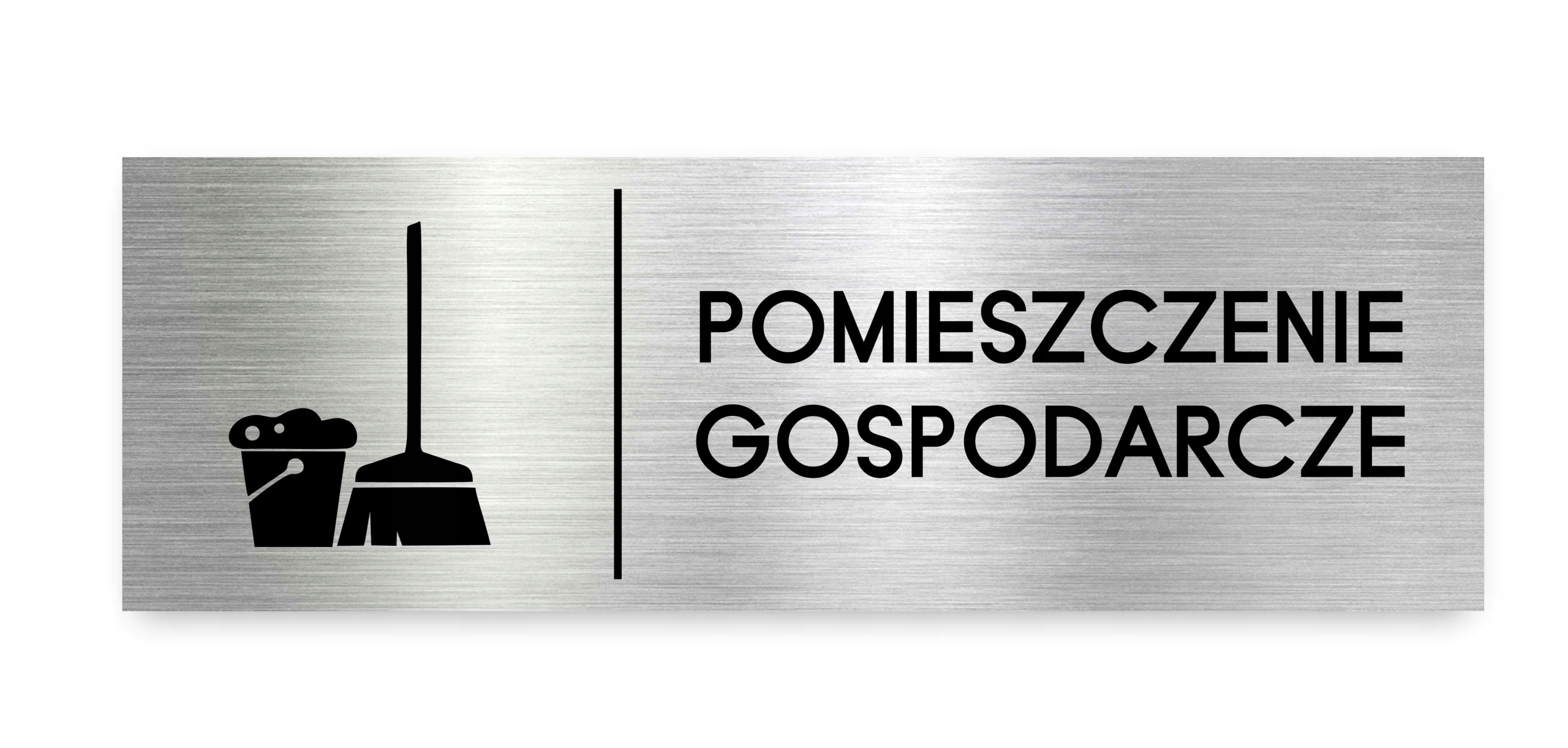 

Tabliczka Pomieszczenie Gospodarcze 30x10