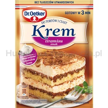 Levně Dr. Oetker Krém na dorty a koláče s příchutí tiramisu 109 g
