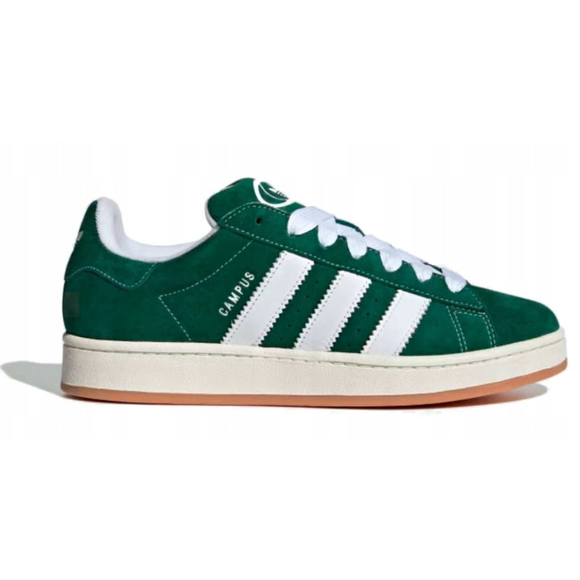 Buty sportowe Adidas zielone skórzane zamszowe Campus 00s r. 41 1/3