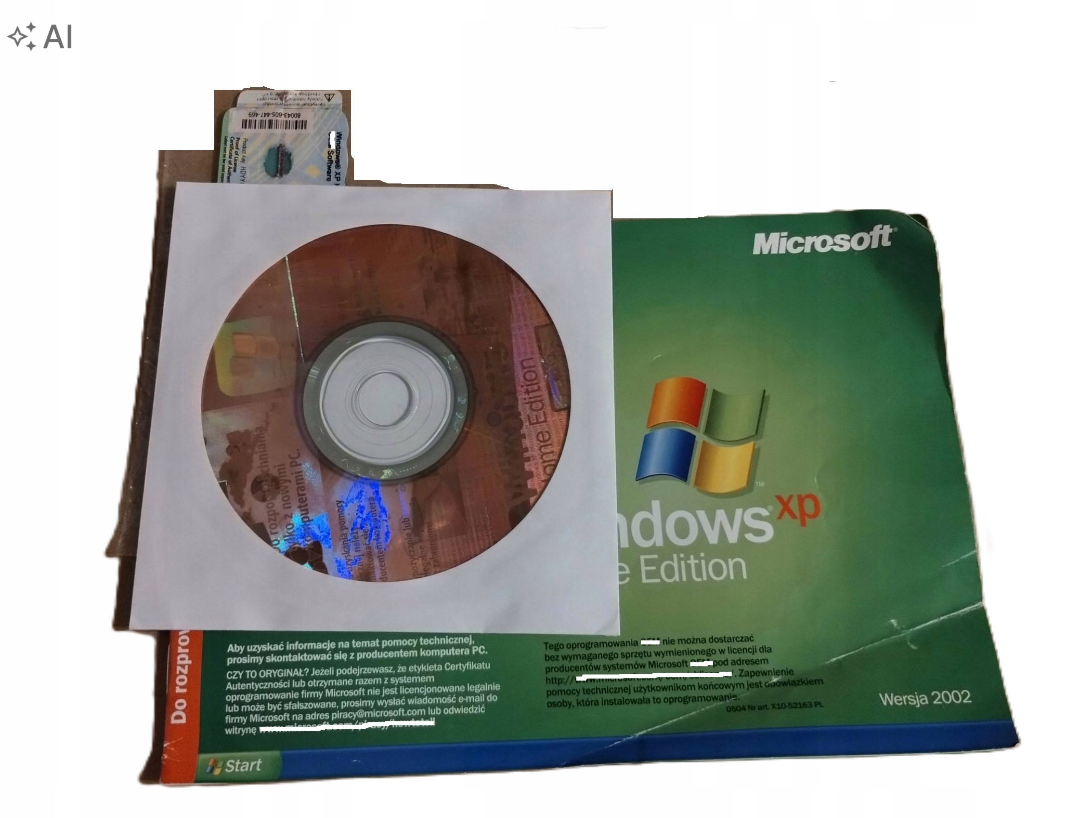 Windows XP Домашняя PL Новая