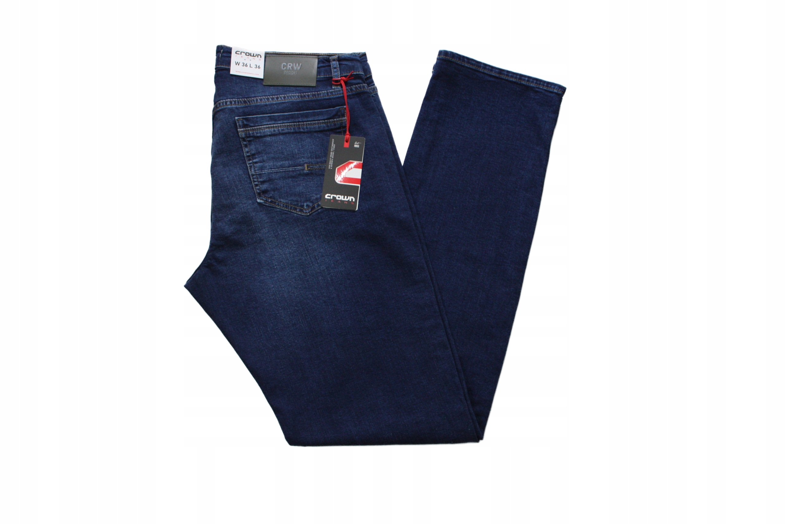

Spodnie Męskie Crown Jeans W38 L36 Pas 102-104