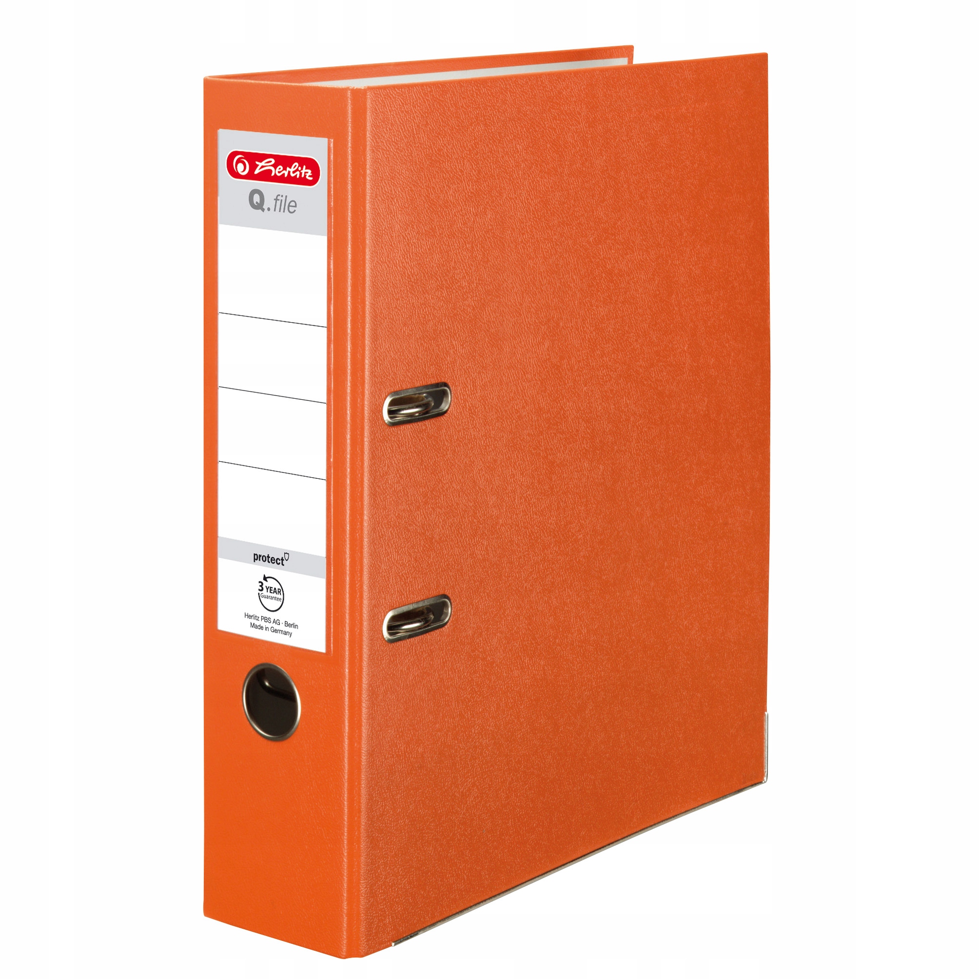 

Segregator Herlitz Q.file A4 8CM Szeroki Pomarańcz