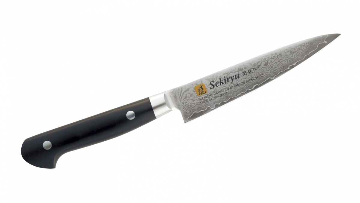 Kuchynský Nôž Sekiryu Totemo Petty 120 mm Univerzálny oceľový