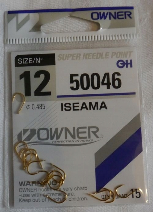Haczyki Owner Iseama 50046 rozmiar 12 opa.12szt