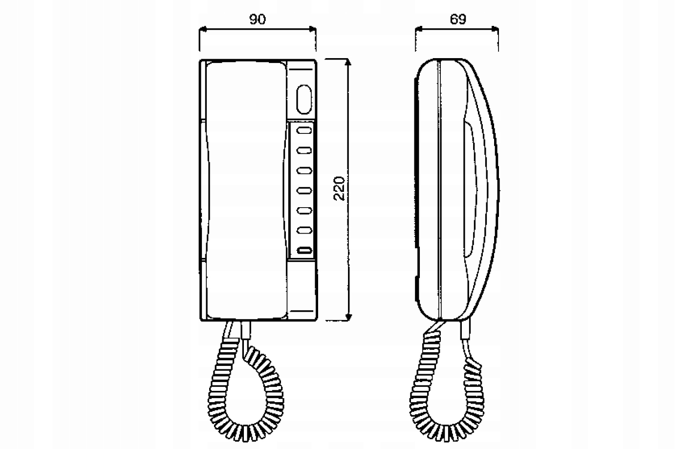 Domofon unifon interkom URMET MIWI SCAITEL 1132/1 Marka Urmet