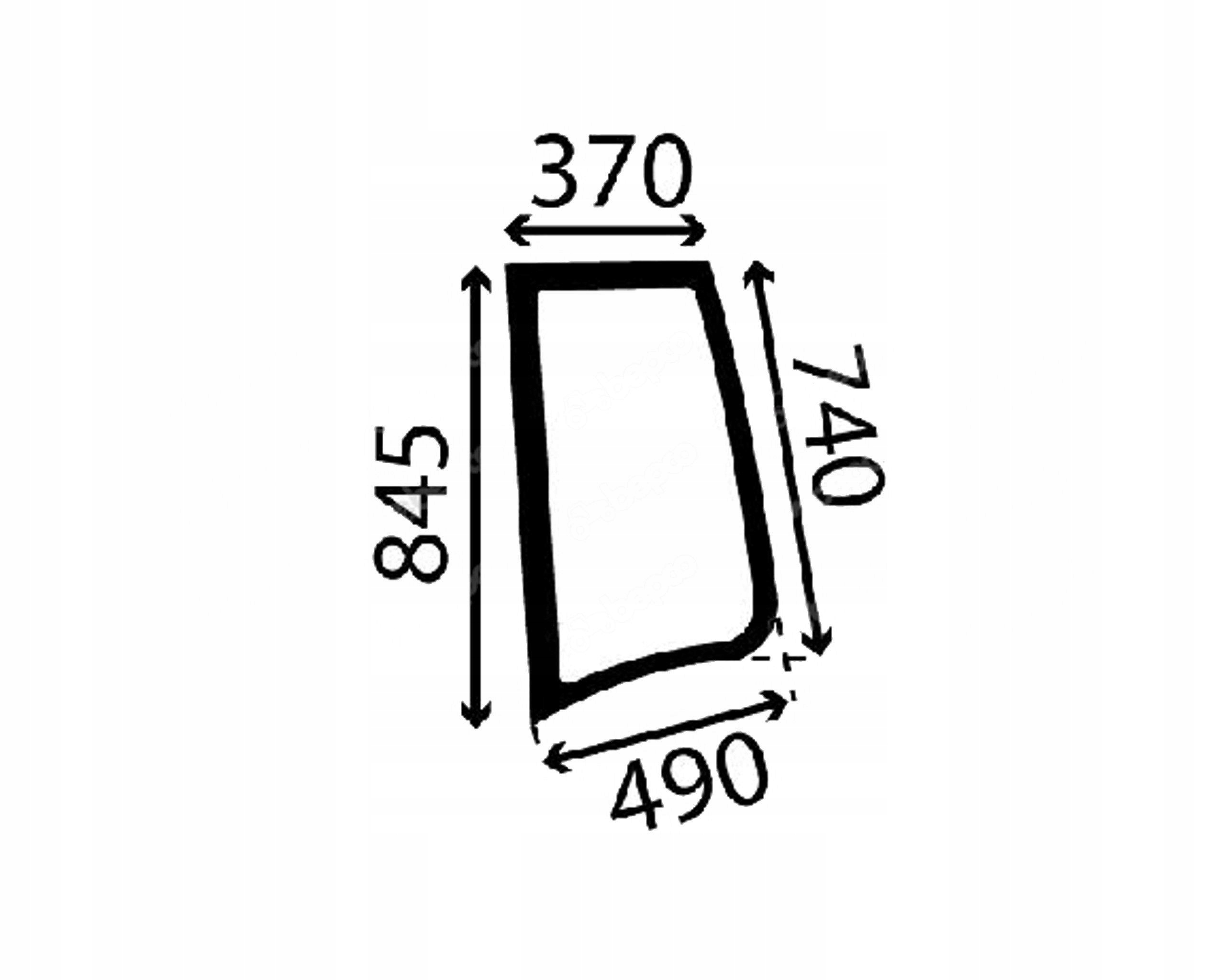 čelní sklo traktor Fendt boční levé 210812010650