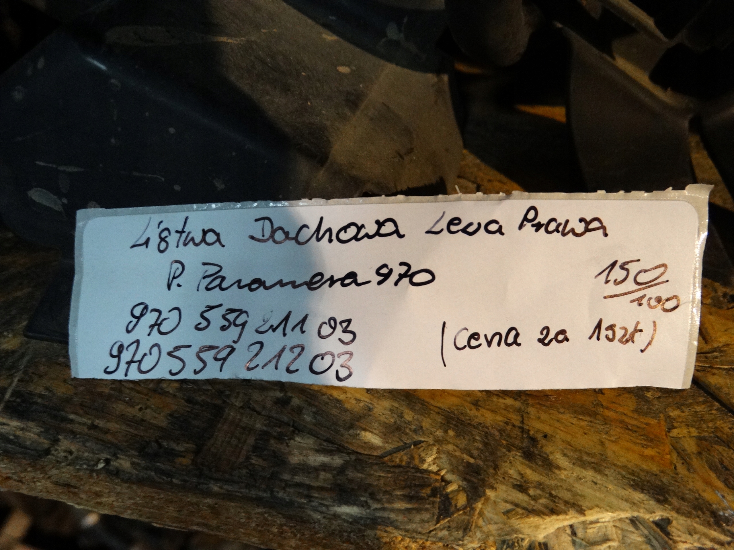 LIŠTA STREŠNÁ PRAVÁ PORSCHE PANAMERA 970 1