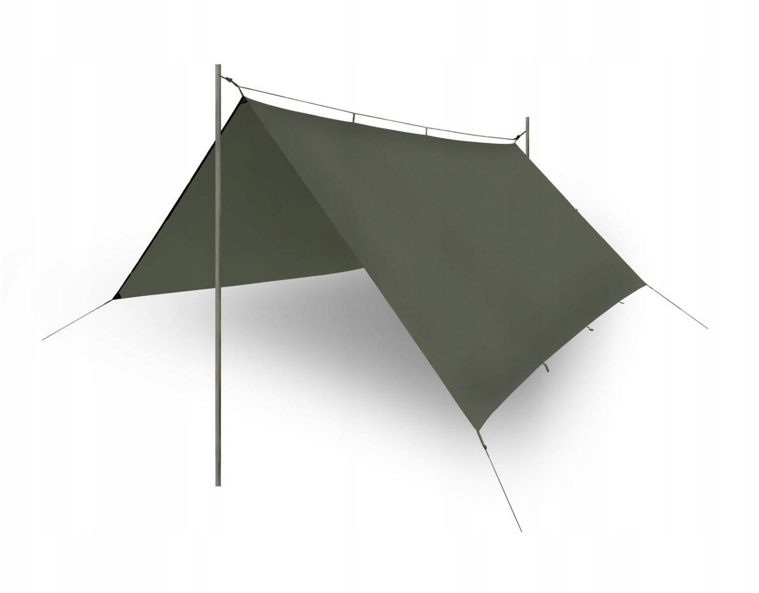 Płachta biwakowa Helikon Supertarp Spark Resistant Taiga Green