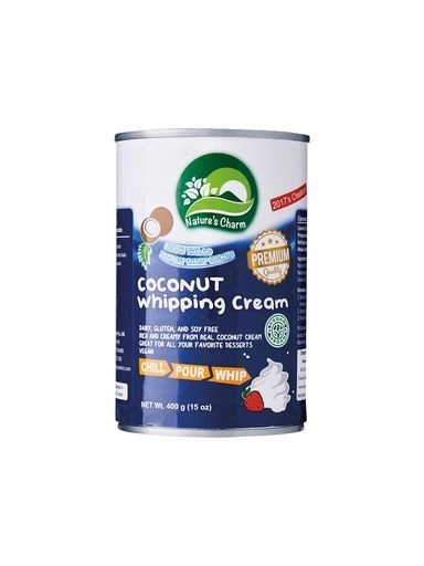 3x Nature's Charm Thajské kokosové mléko na šlehání 400 ml