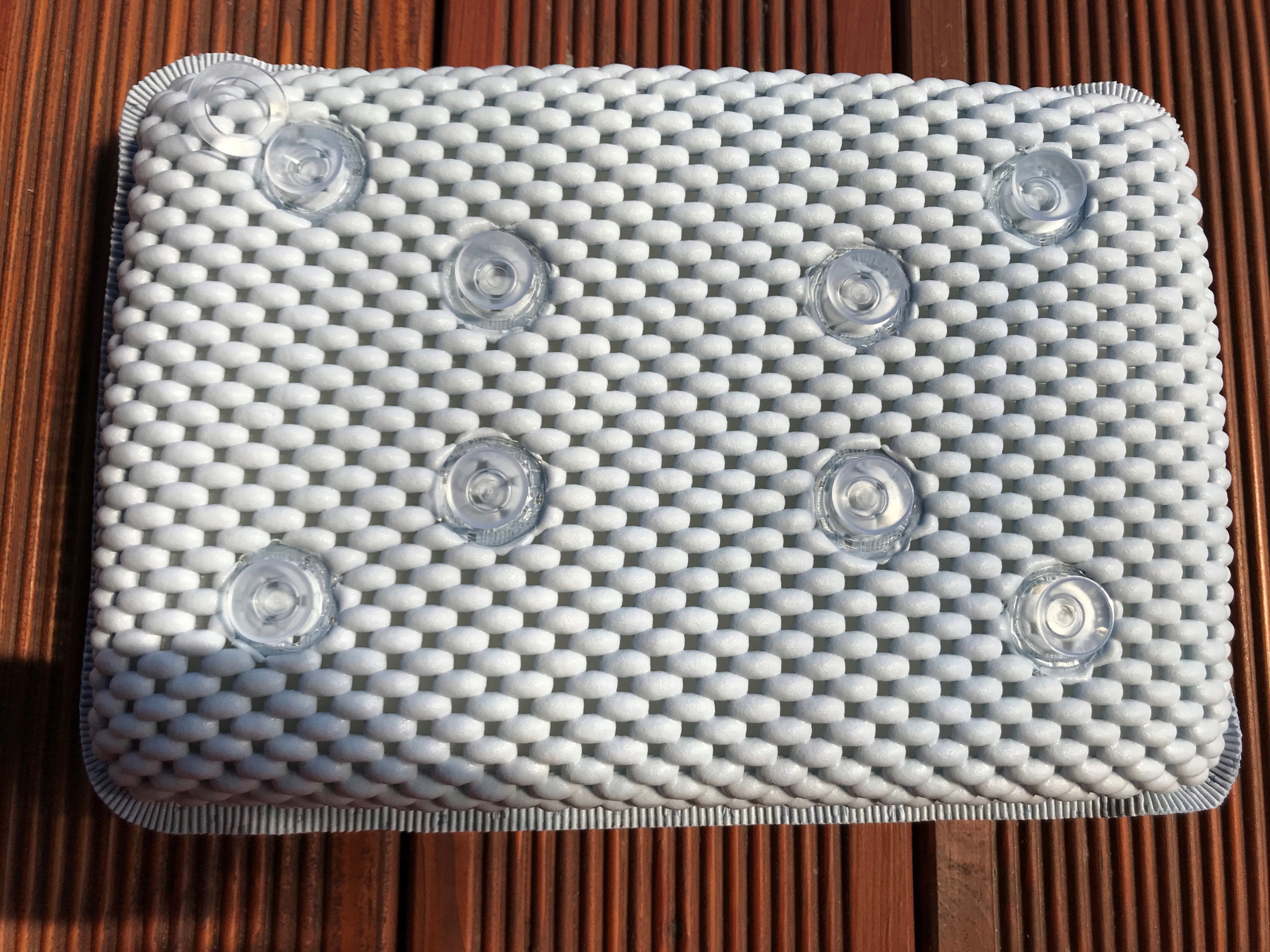 PODUSZKA DO KĄPIELI KĄPIELOWA ZAGŁÓWEK WANNY SPA odprężająca NA PRZYSSAWKI Stan opakowania oryginalne