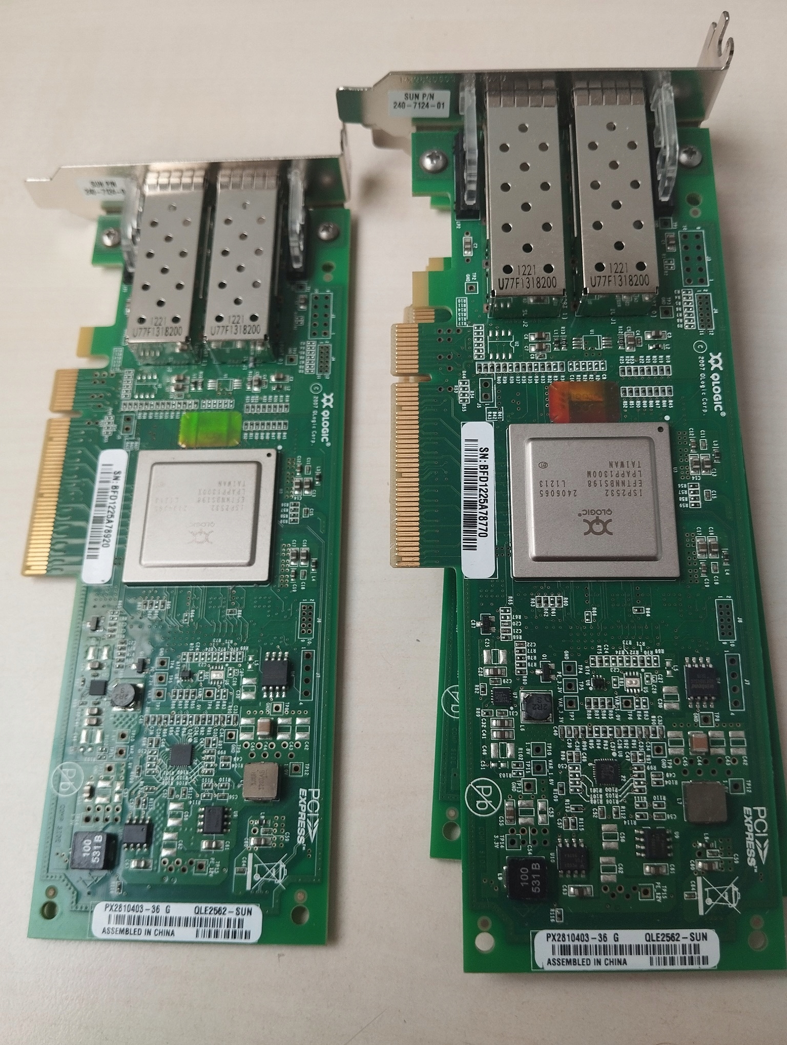 Karta sieciowa Qlogic światłowodowe (SFP / SFP+) 8000 Mb/s