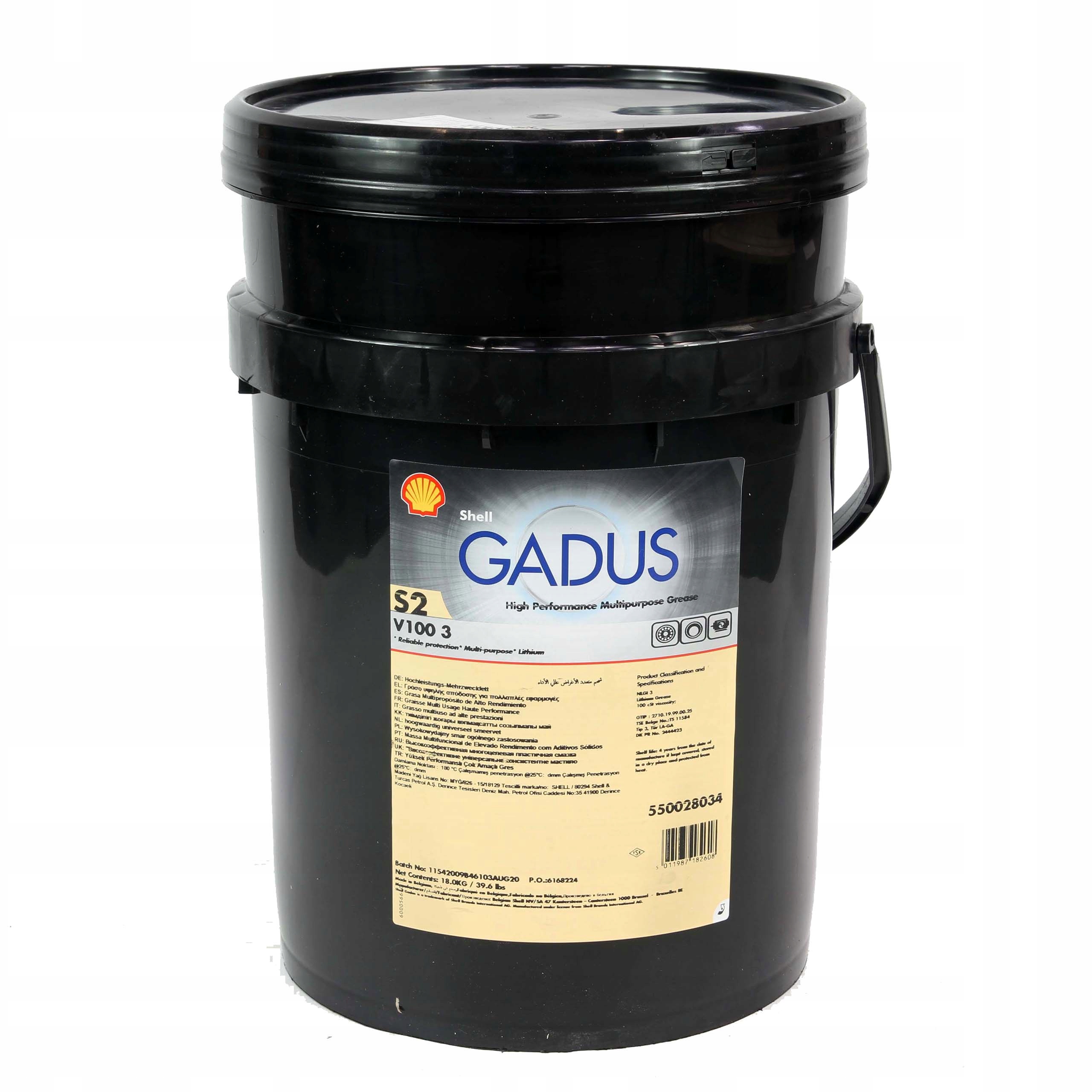 Smar Shell Gadus S2 V100 3 18KG 5011987182608 za 652.15PLN z Kraków ...