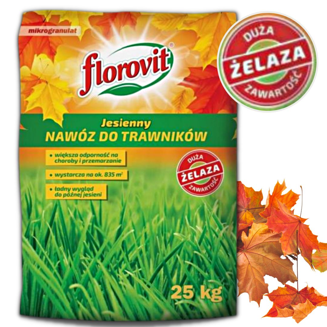 

Nawóz do trawników jesienny Florovit 25 kg worek