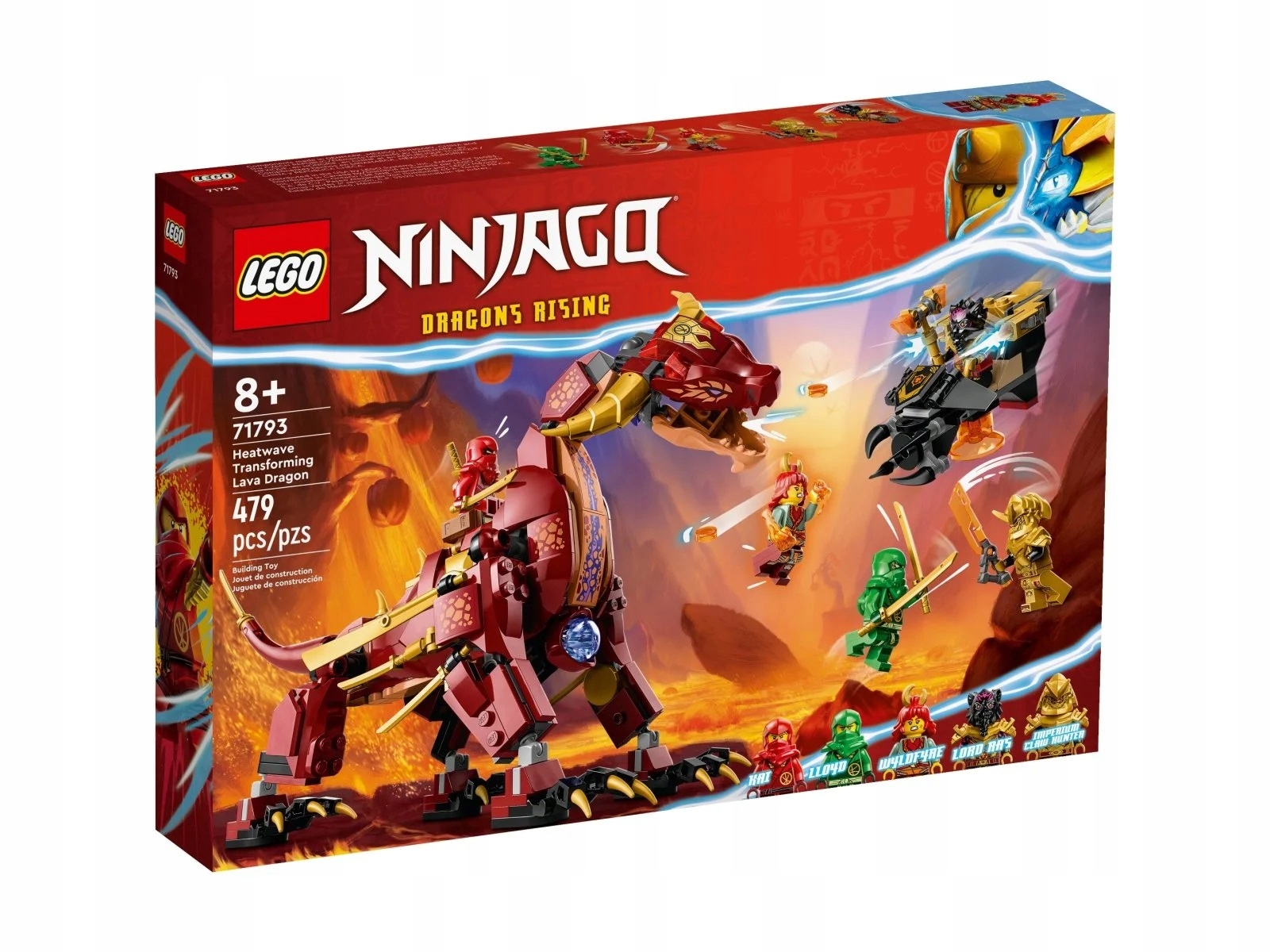 Lego 71793 Ninjago Lávový drak měnící se ve vlnu ohně