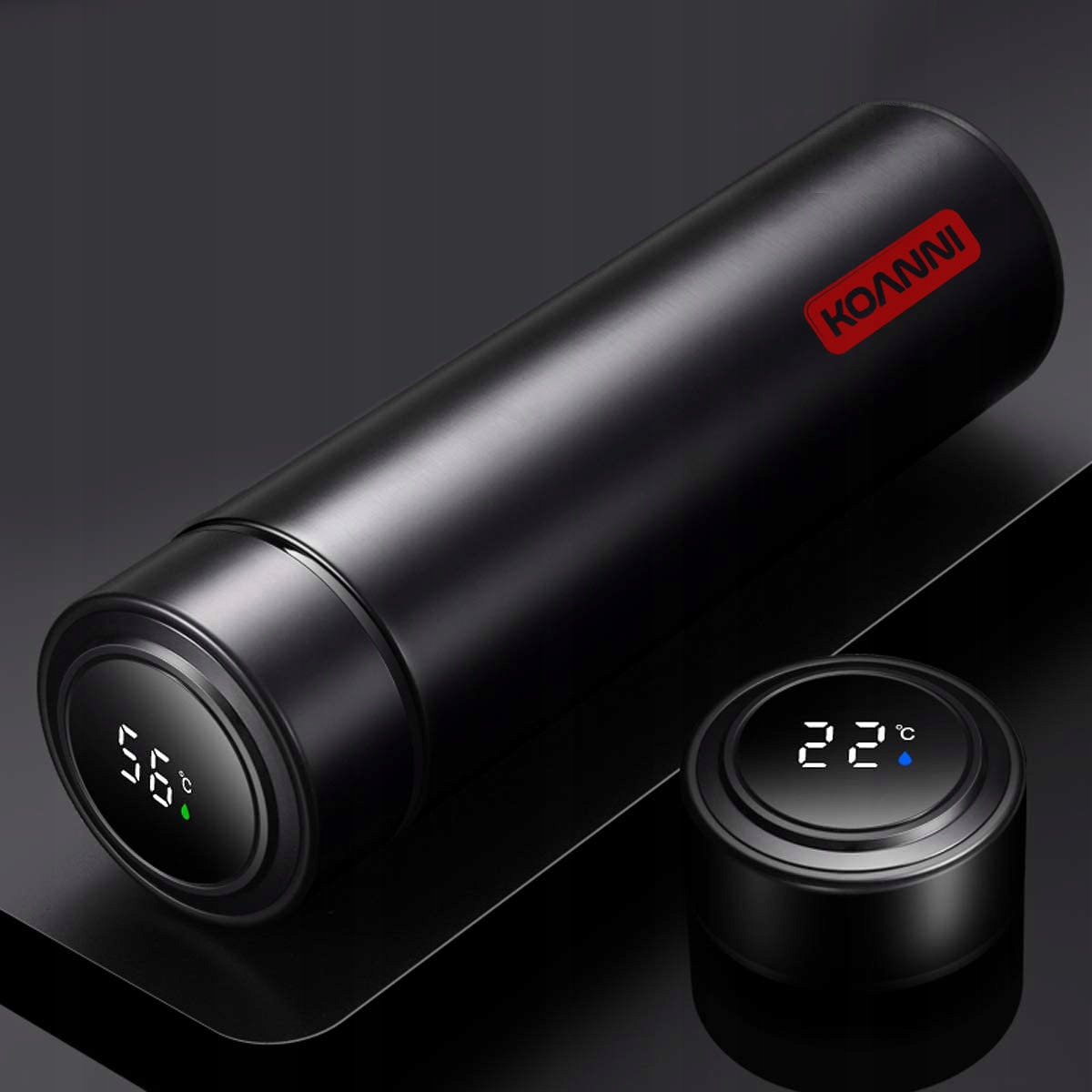 TERMOS SMART KUBEK TERMICZNY BUTELKA LED 500ml Stan opakowania oryginalne