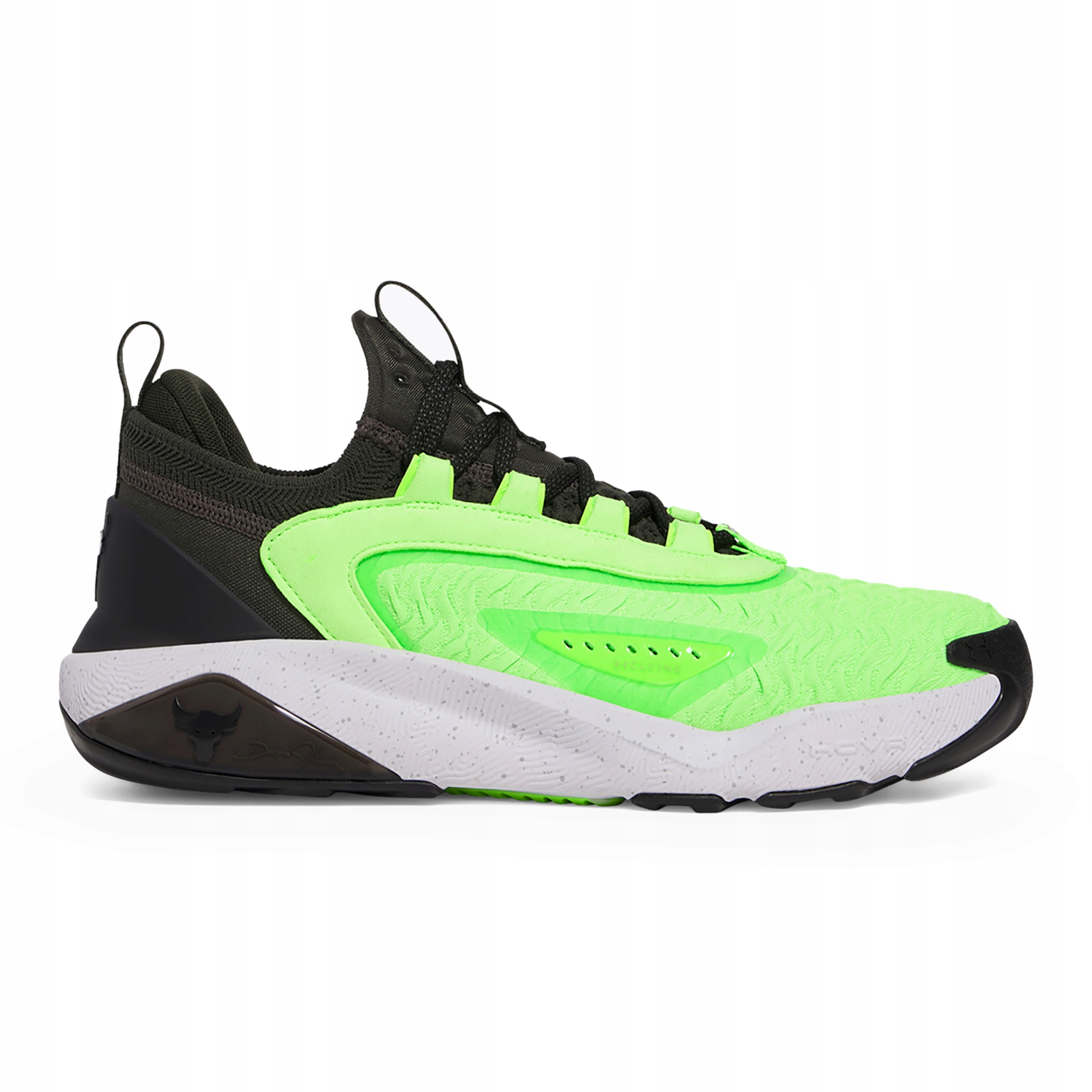 Buty treningowe męskie Under Armour Project Rock 7 baroque green/hyper gree