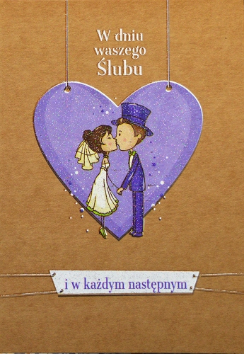 

Kartka na ślub z super życzeniami zabawna eco TS47