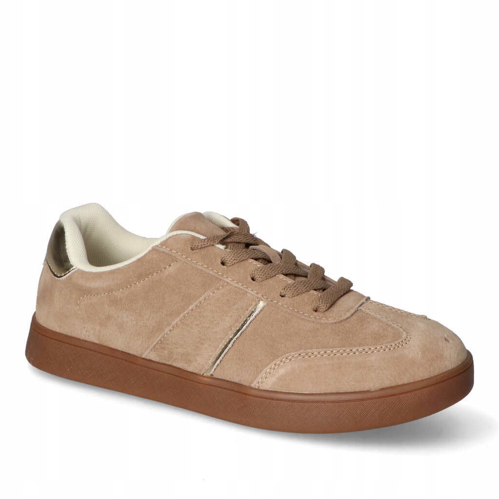 Dámské polobotky Tenisky Sergio Leone Světle hnědá Semišová 41
