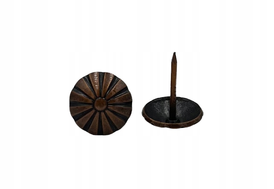 

Guziki Tapicerskie pinezki miedź 16 mm 30 szt