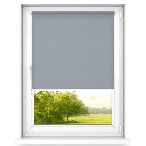 Roleta bez zatloukání Šedá 70 x 190 cm mini basic – jednoduchá, rychlá montáž