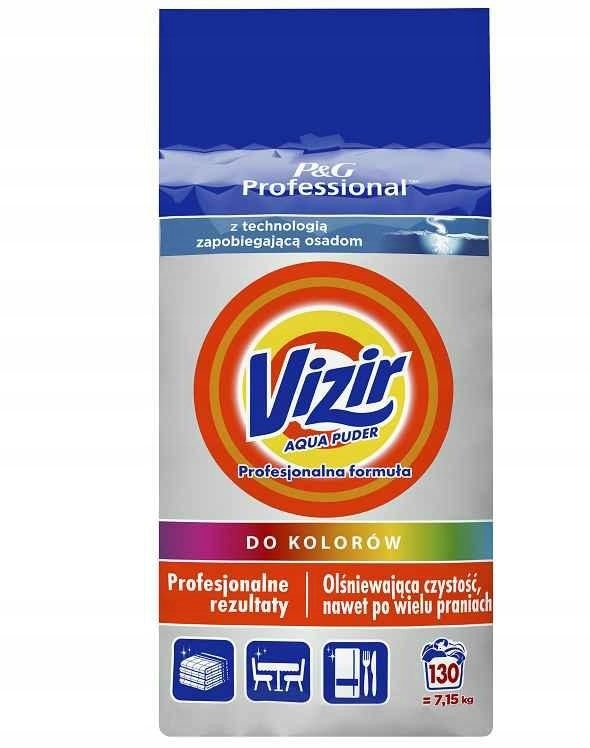 Vizir Aqua Puder 7,15 kg Prášek Na Barevné Prádlo.