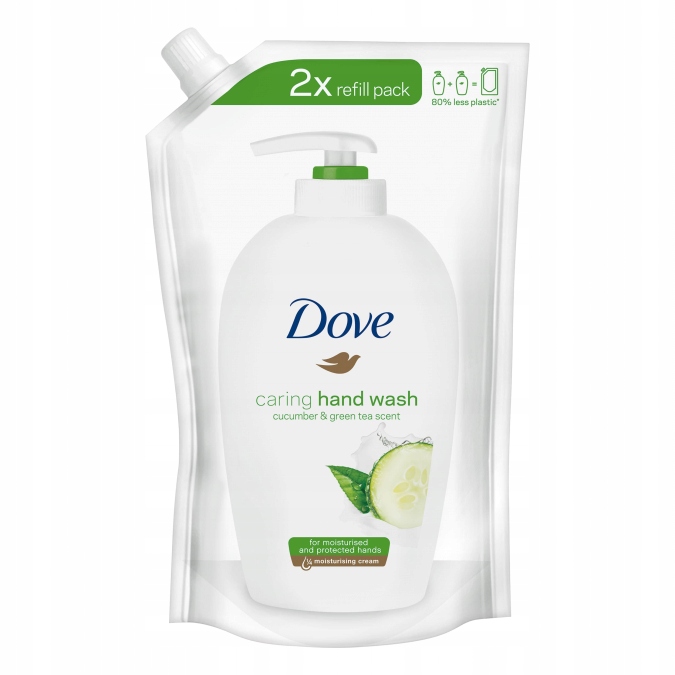 

Dove Cucumber Mydło do rąk w płynie Zapas 500 ml