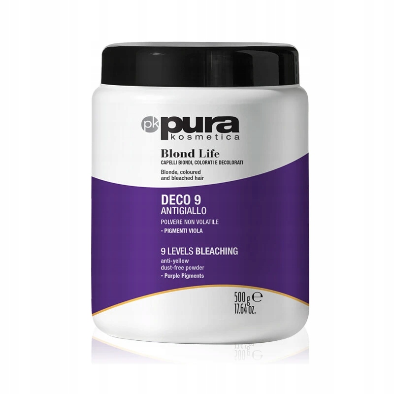 Pura Pure Deco 9 Blond Life zesvětlovač vlasů 500 g