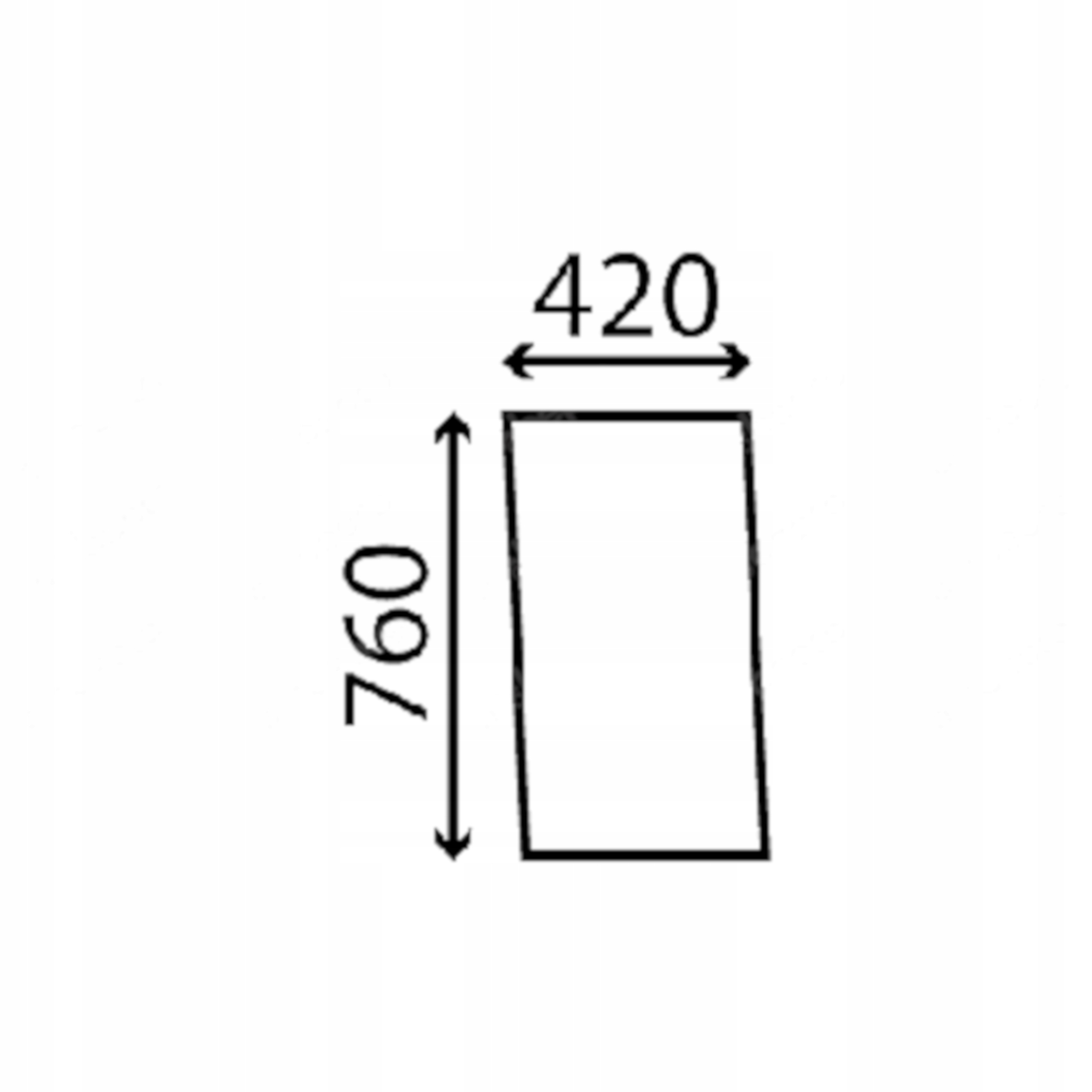 sklo Kubota boční zadní pravé RG518-46690