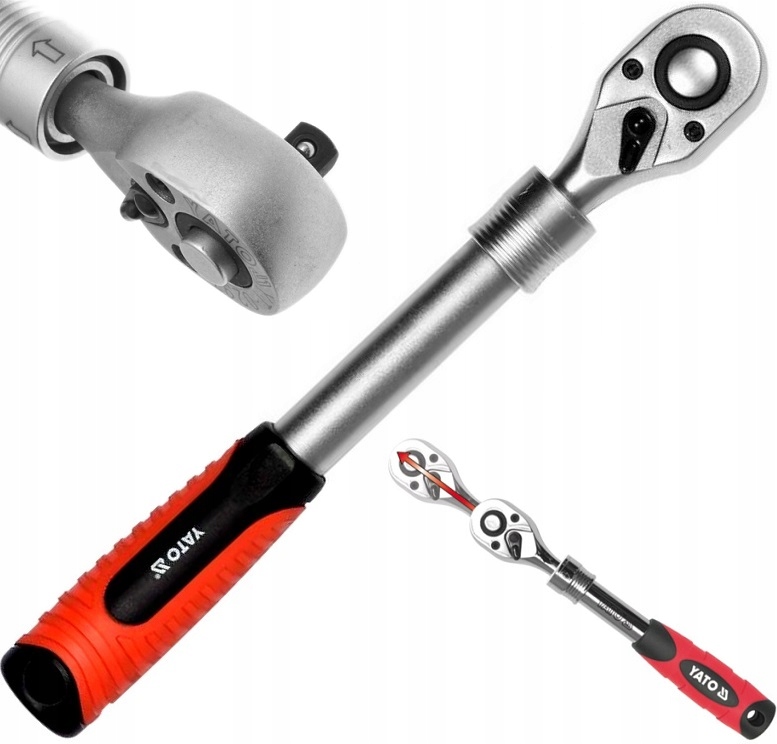 

Yato Grzechotka 1/4'' Teleskopowa 72 Zęby 150-200M