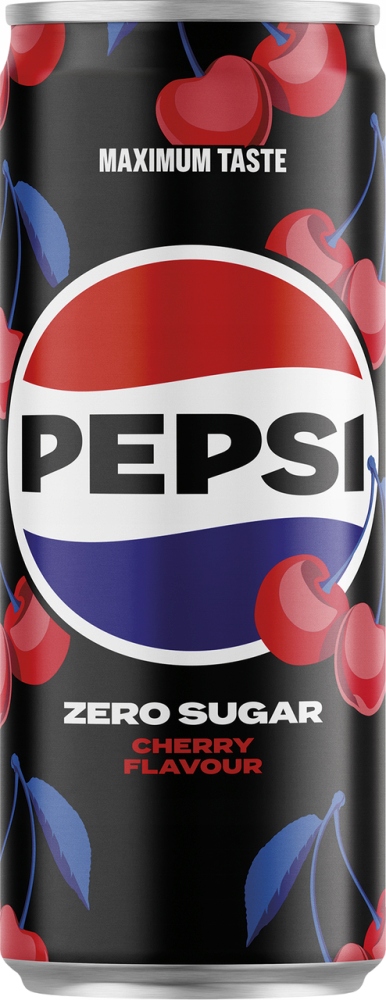 Levně Sycený nápoj Pepsi max Cherry 24 x 330 ml