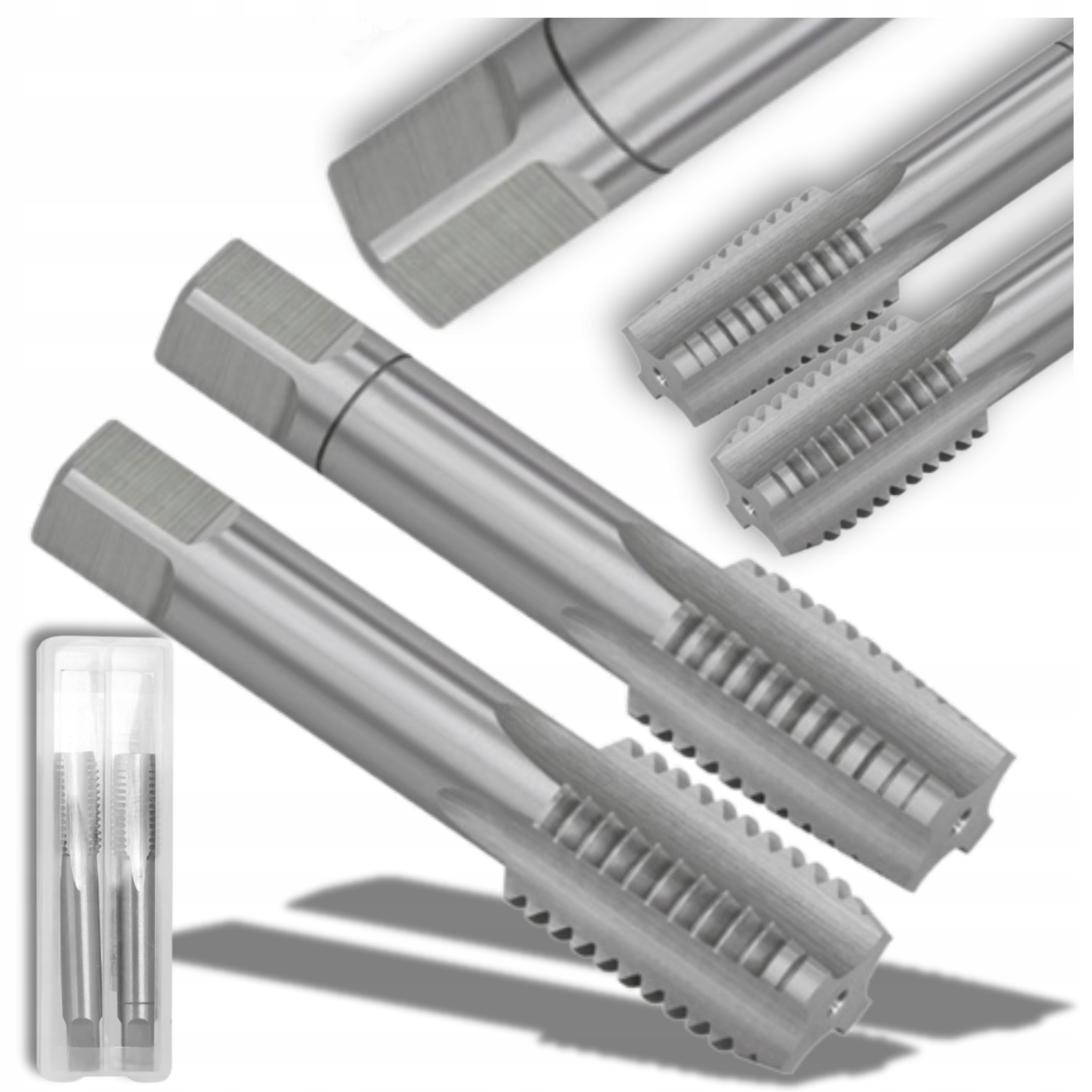 Trubkové Závitníky 7/8-14 2X Palcový Závitník, Válcový Závit Typ G DIN5157