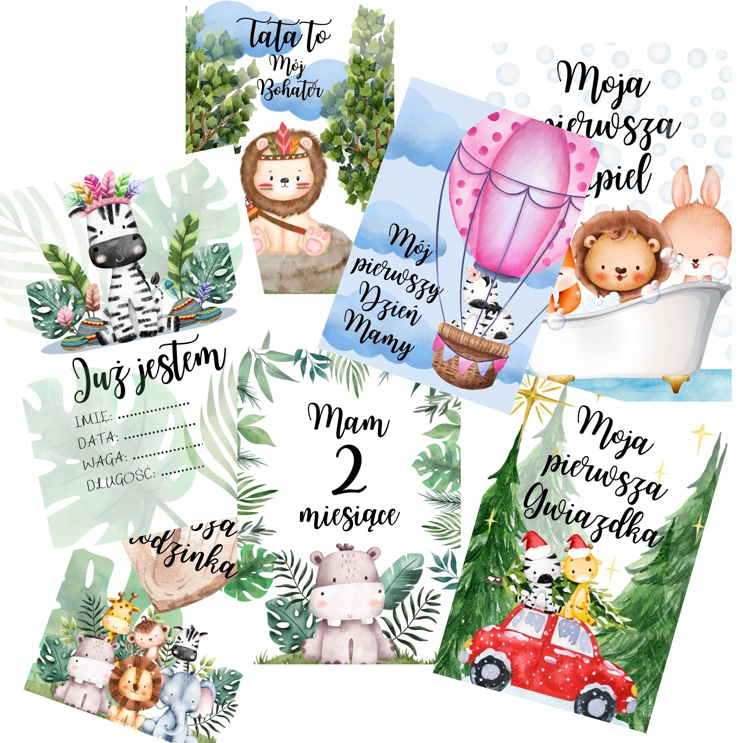 Kocyk do zdjęć z IMIENIEM, FOTOKOCYK Babyshower MATA do zdjęć GRATIS karty Wysokość produktu 75 cm