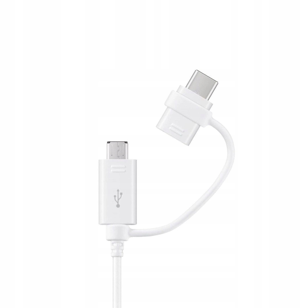 Kabel Samsung Combo EP-DG930DWEGWW Usb-a micro Usb Usb-c 1.5m biały