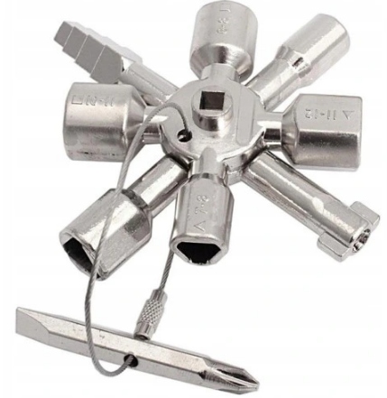 

Klucz uniwersalny 10w1 do szafek elektrycznych