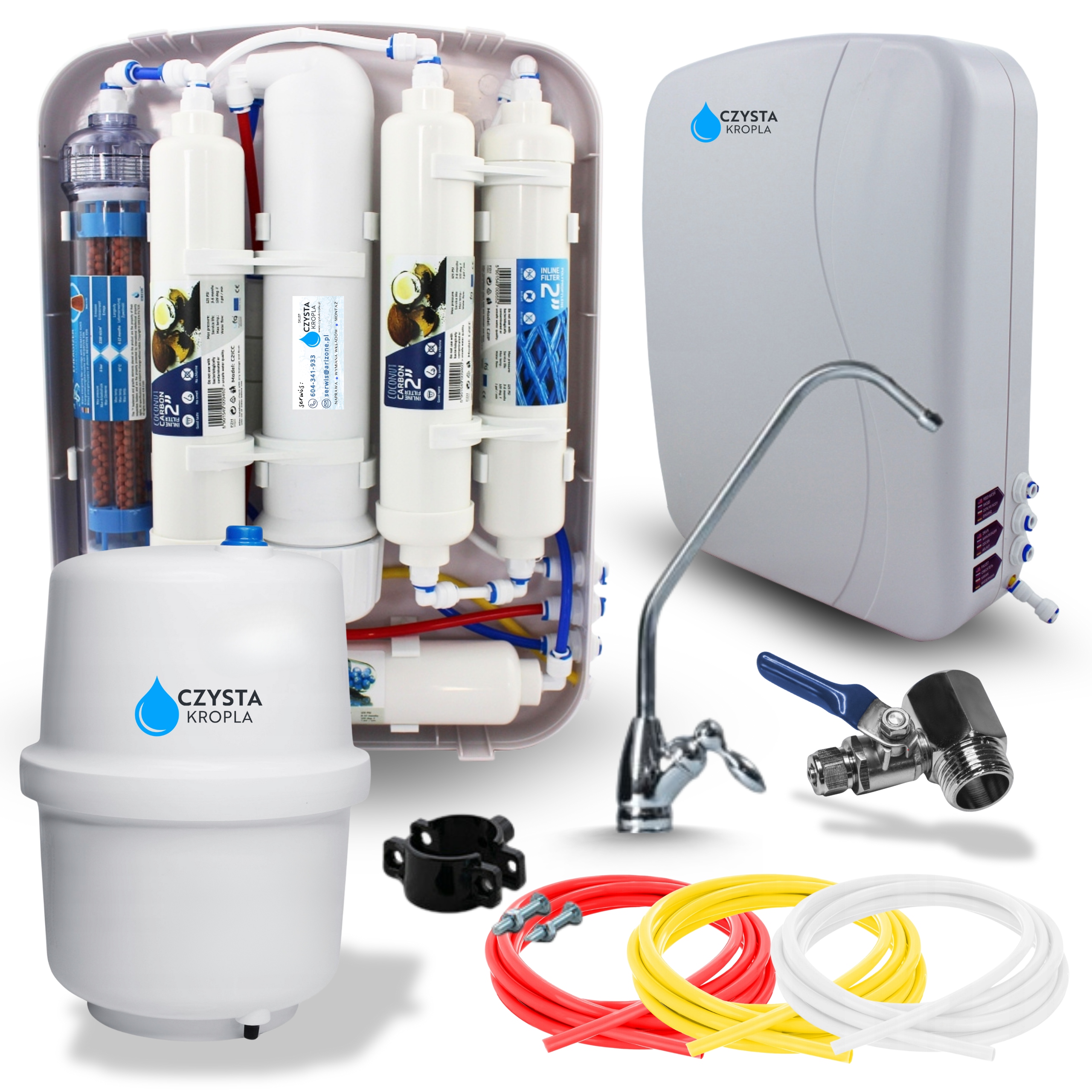 Vodní Filtr RO7 Pro Kuchyňskou Baterii Pod Dřezovou Skříňku