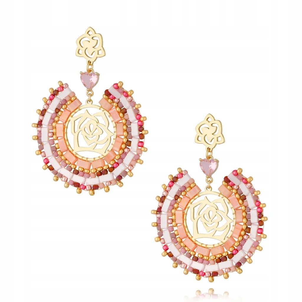 Náušnice By Dziubeka korálky miyuki