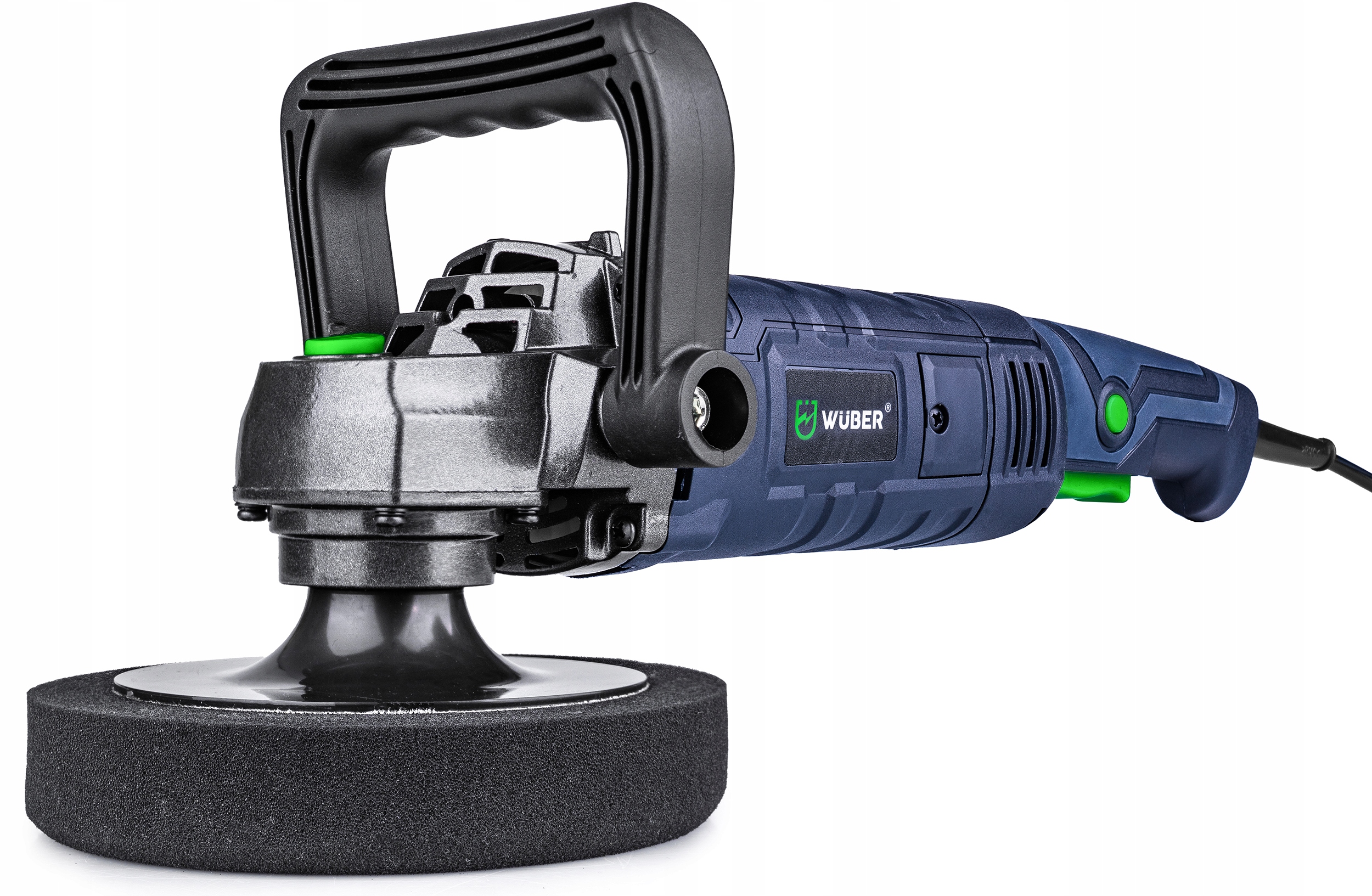 POLERKA SAMOCHODOWA ROTACYJNA 2300W REGULACJA OBROTÓW + ZESTAW GĄBEK+FILC Marka Wuber